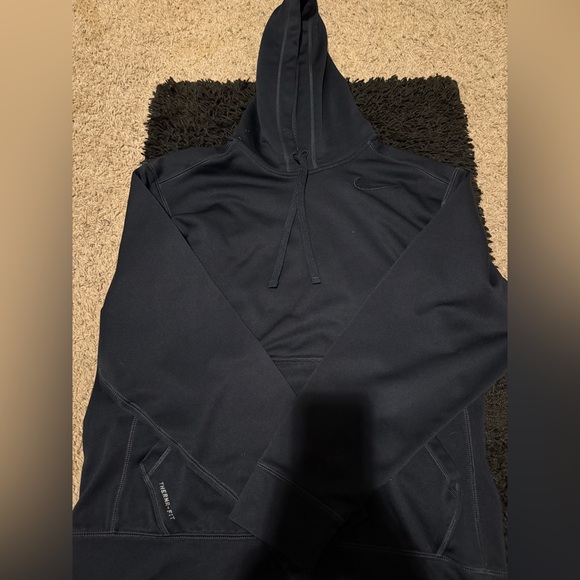 Nike Threma-Fit Navy Hoodie used size Medium - Picture 1 of 3